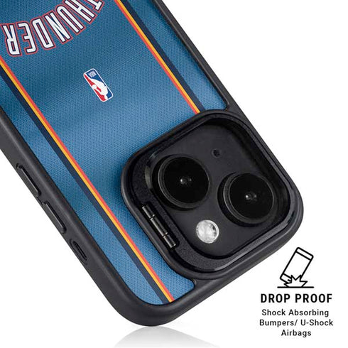 NBA Oklahoma City Thunder Jersey iPhone 14 Kickstand Case
